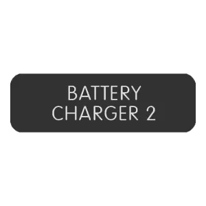 Blue SeaLarge Format Label - "Battery Charger 2" [8063-0051]