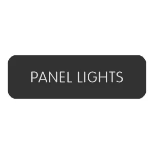 Blue SeaLarge Format Label - "Panel Lights" [8063-0458]
