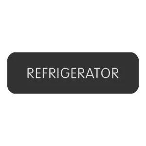 Blue SeaLarge Format Label - "Refrigerator" [8063-0356]