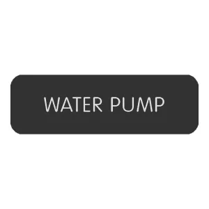 Blue SeaLarge Format Label - "Water Pump" [8063-0442]
