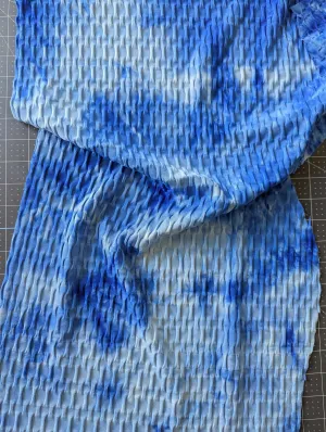 Blue Stretch Fabric Remnants