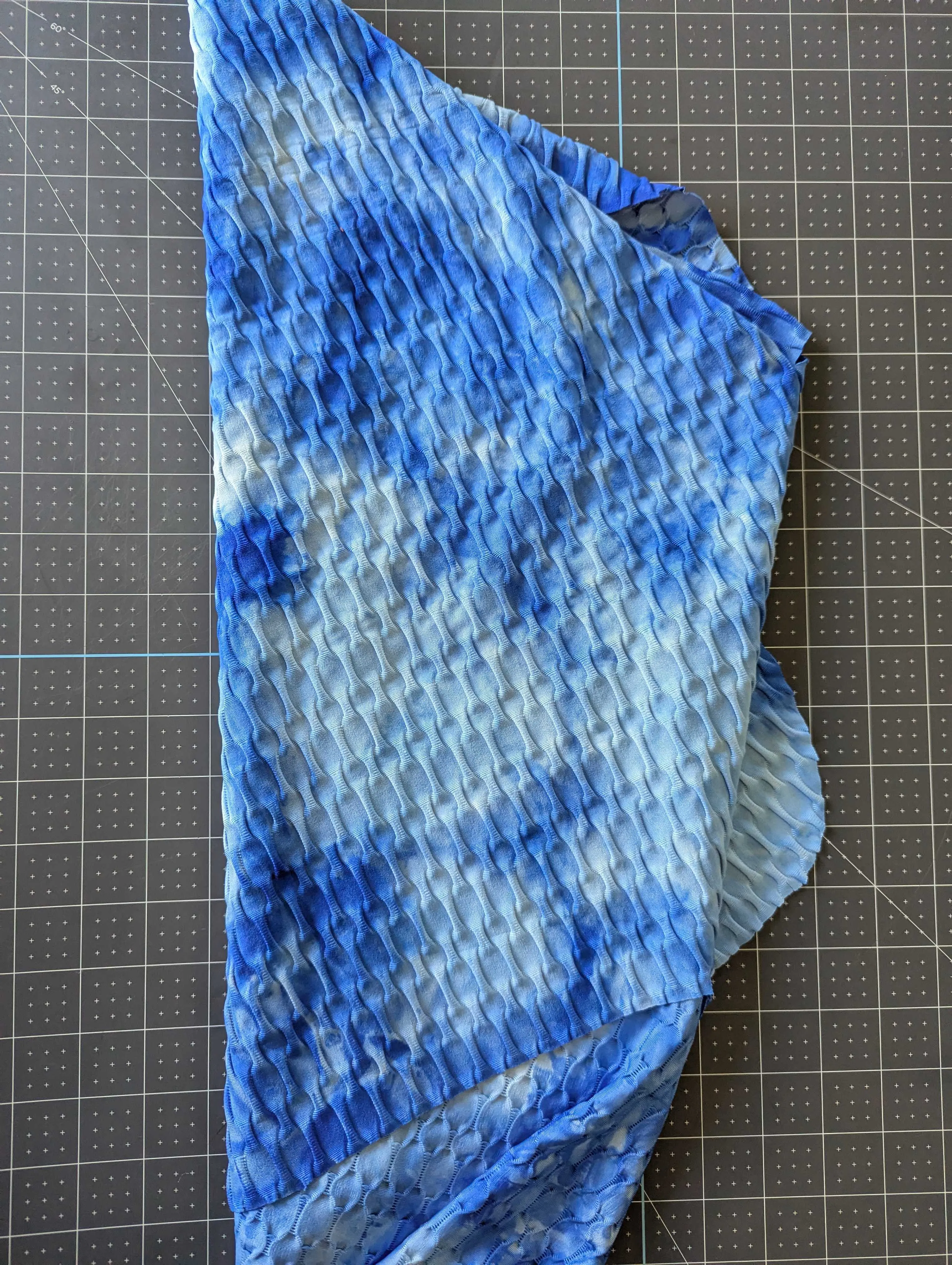 Blue Stretch Fabric Remnants