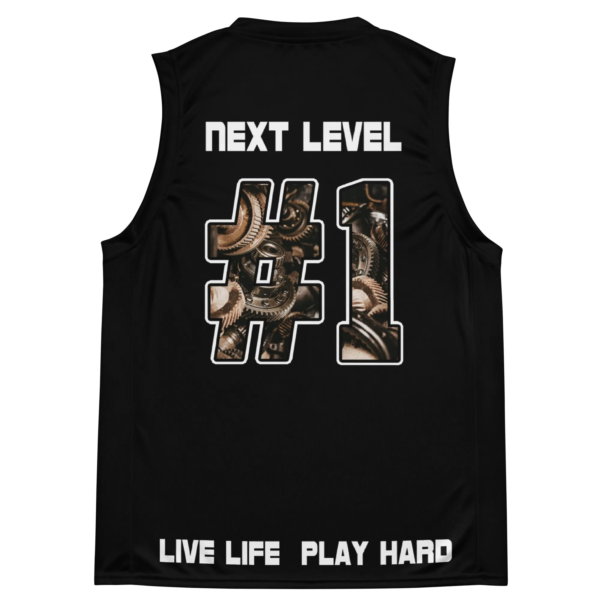 BMC Gears Basketball Jersey - Black