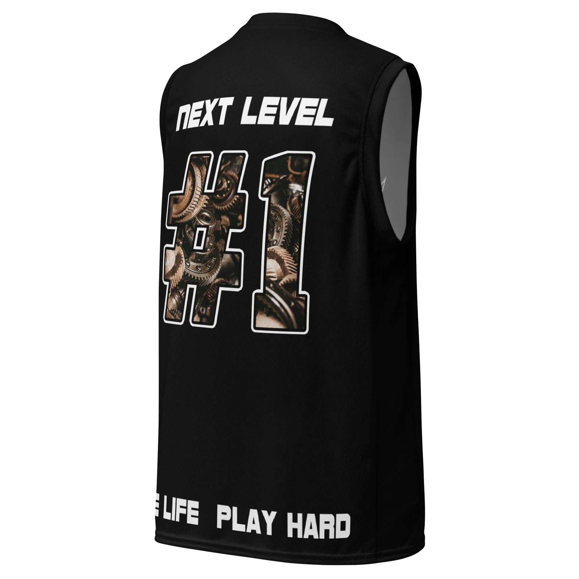 BMC Gears Basketball Jersey - Black