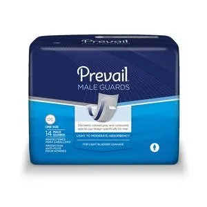 Brief Incontinence Prevail Breath Male Adh Strip 6x13"