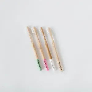BRUSH NAKED - ADULT NYLON TOOTHBRUSHES - 4 PACK - WHOLESALE