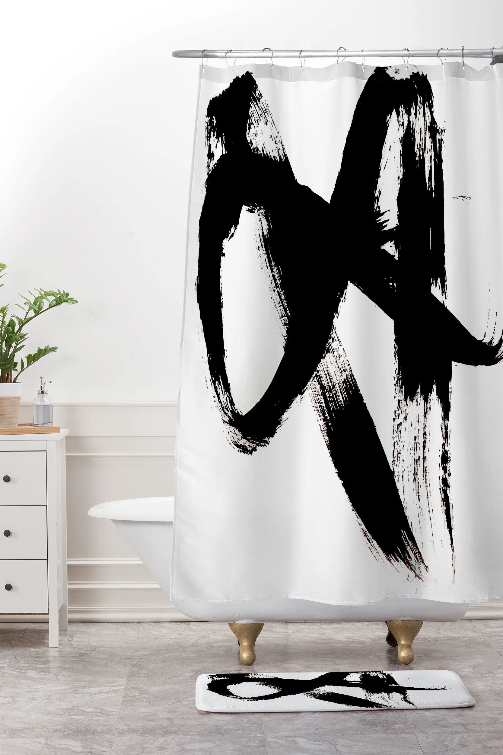 BRUSHSTROKE 2 MEMORY FOAM BATH MAT