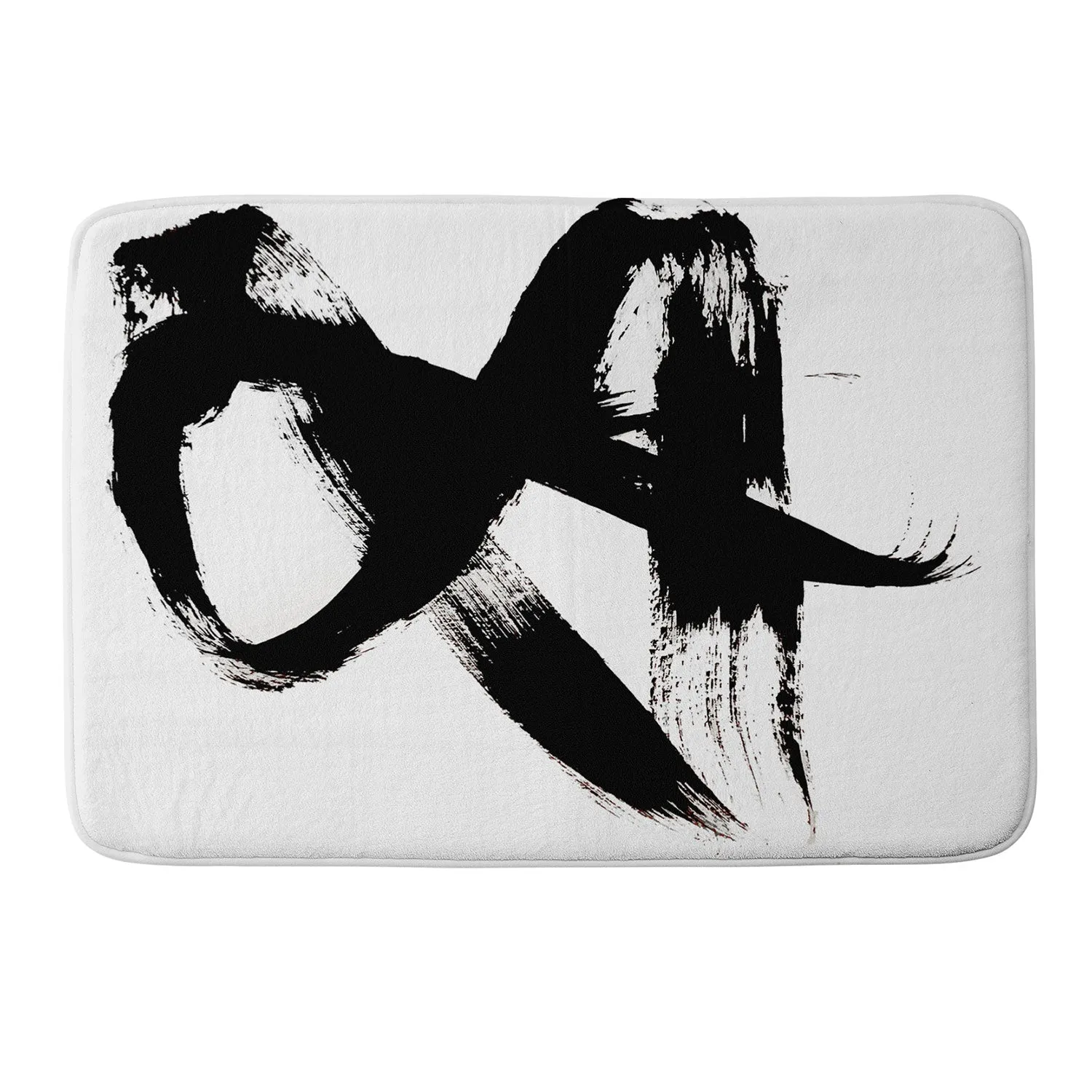 BRUSHSTROKE 2 MEMORY FOAM BATH MAT