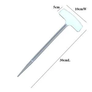 BT-10-20 White Plastic Plant Label (30cmL x 10cmW x 5cm)