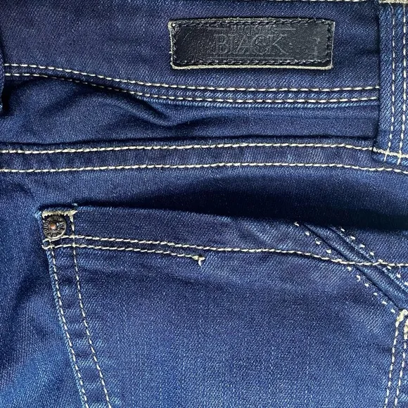 Buckle Black Fit No. 53 Mid-Rise High Stretch Skinny Blue Jeans 26 X 32