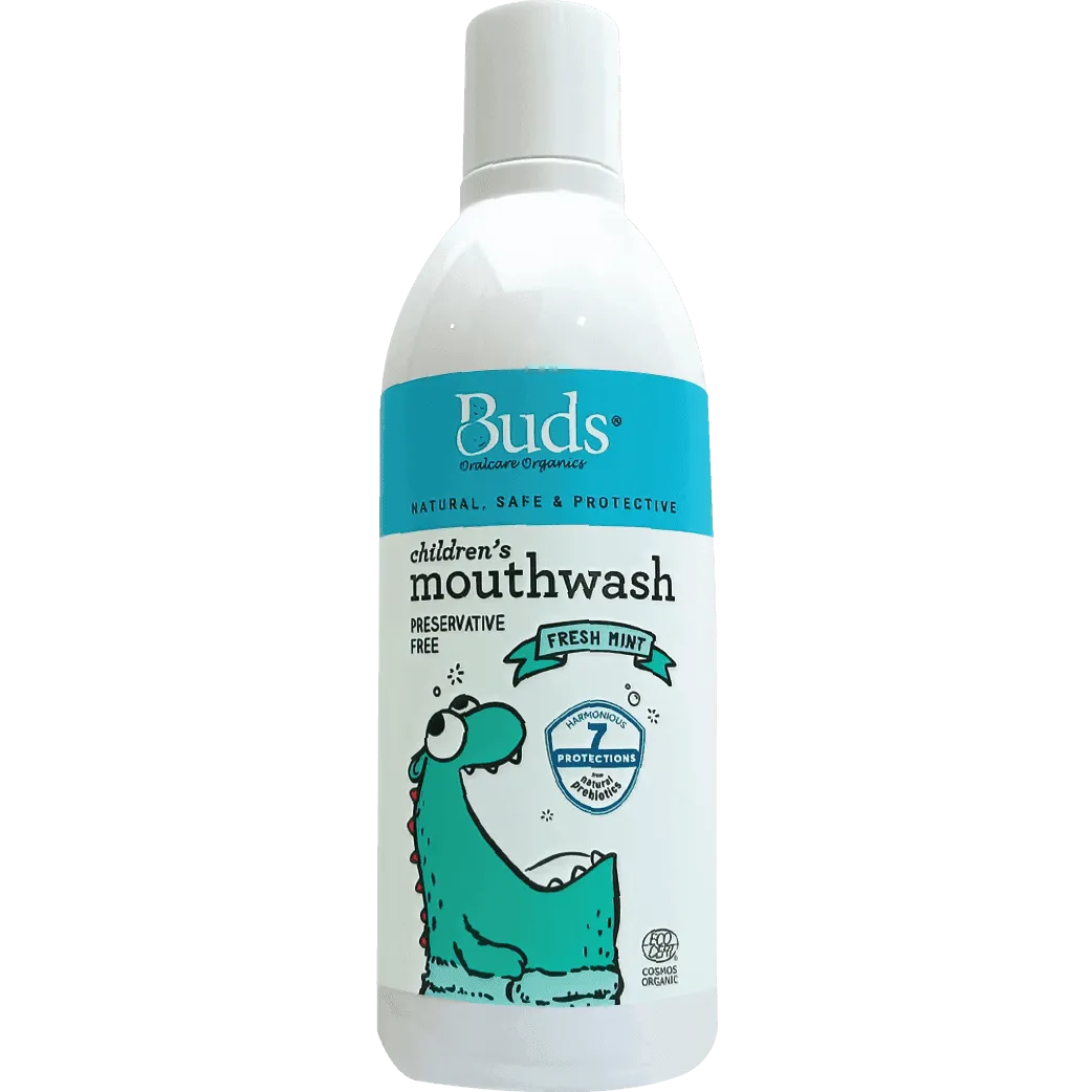 Buds Oralcare Organics Mouthwash 300ml - Fresh Mint Exp: 02/27