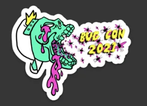 Bug Con 2021 Skull Swarm Sticker