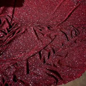 Burgundy Lurex
