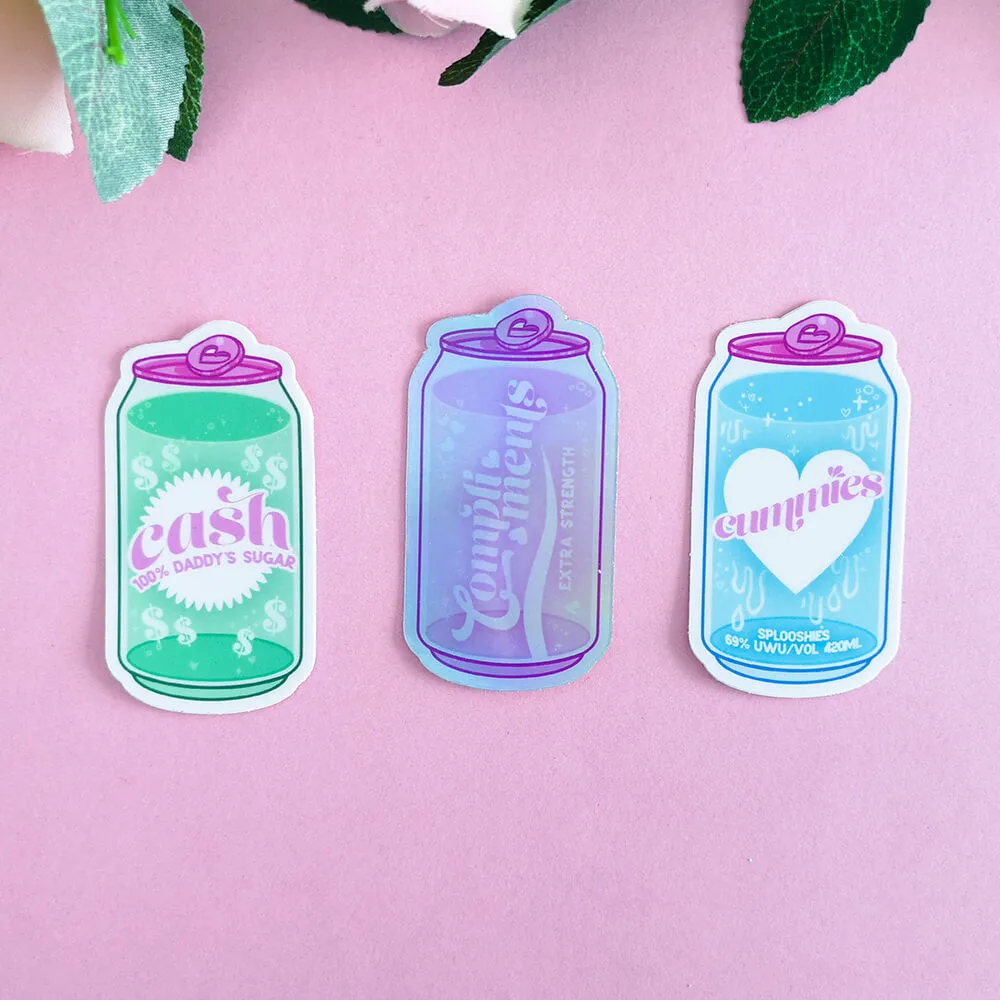 Cans Sticker Set