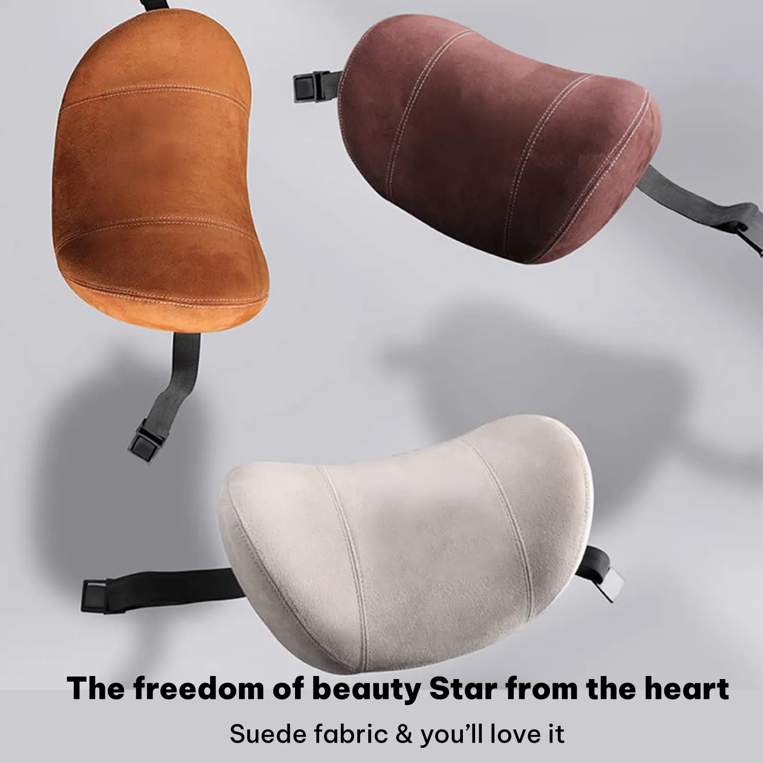 Car Headrest (2 PCS), Custom-Fit For Car, Update Version Premium Memory Foam Car Neck Pillow WASA227