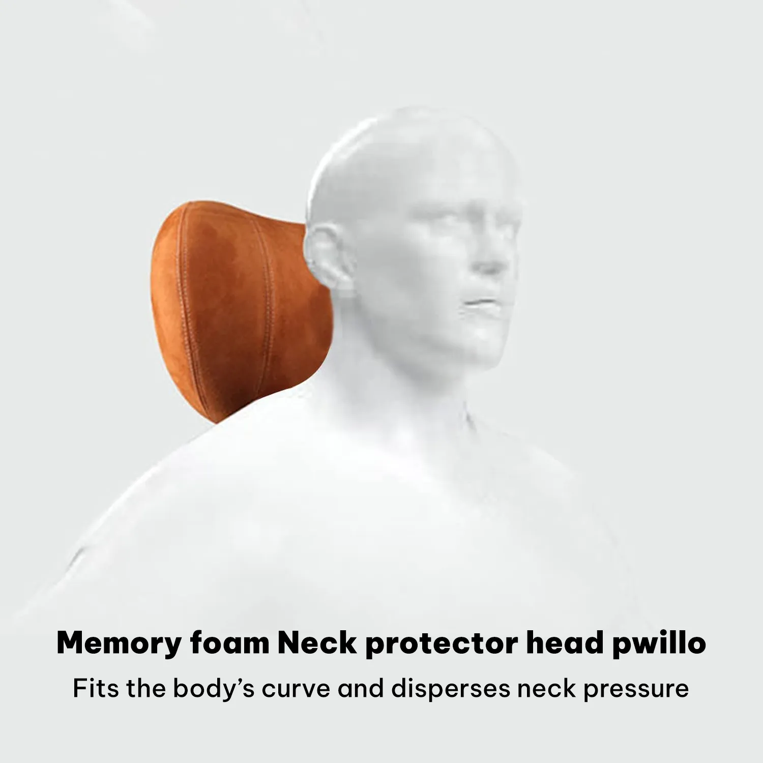Car Headrest (2 PCS), Custom-Fit For Car, Update Version Premium Memory Foam Car Neck Pillow WAUE227