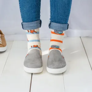 Cat    Fish Socks by Little May Papery X Friday Sock Co