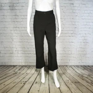 Cavalier Pant in Black Stretch Twill Fabric by Porto