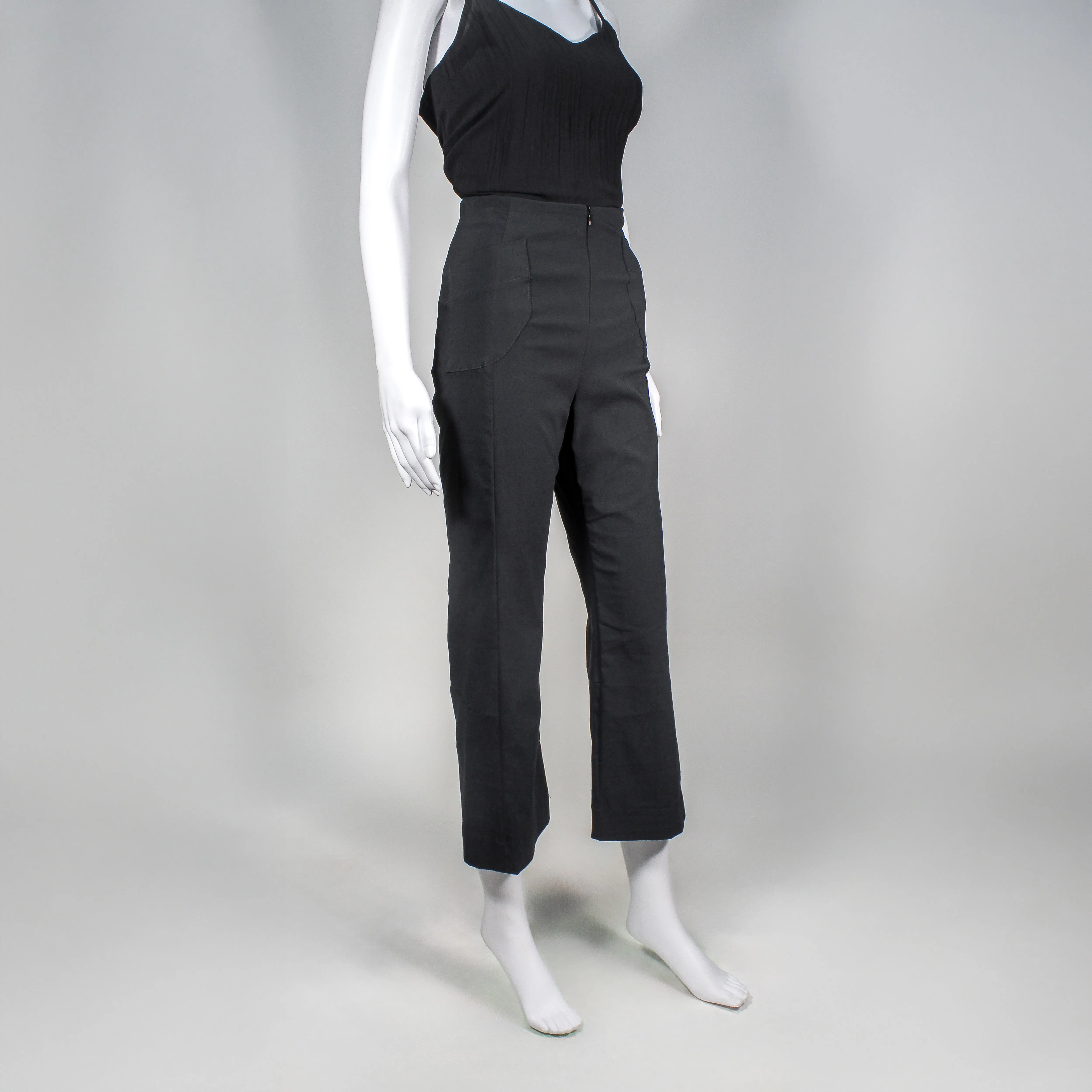 Cavalier Pant in Cinder Stretch Twill Fabric by Porto