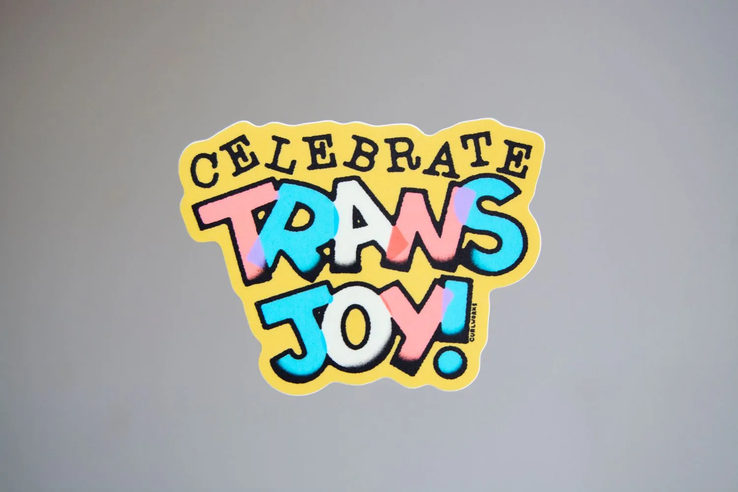 Celebrate Trans Joy 2 Vinyl Sticker