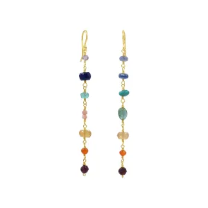 Chakra Balance Multi Gemstone Earrings