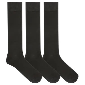 Chaps Men's Solid Supersoft Dress Crew Socks 3 Pair