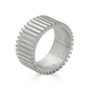 Cigar Layer Ring in Sterling Silver