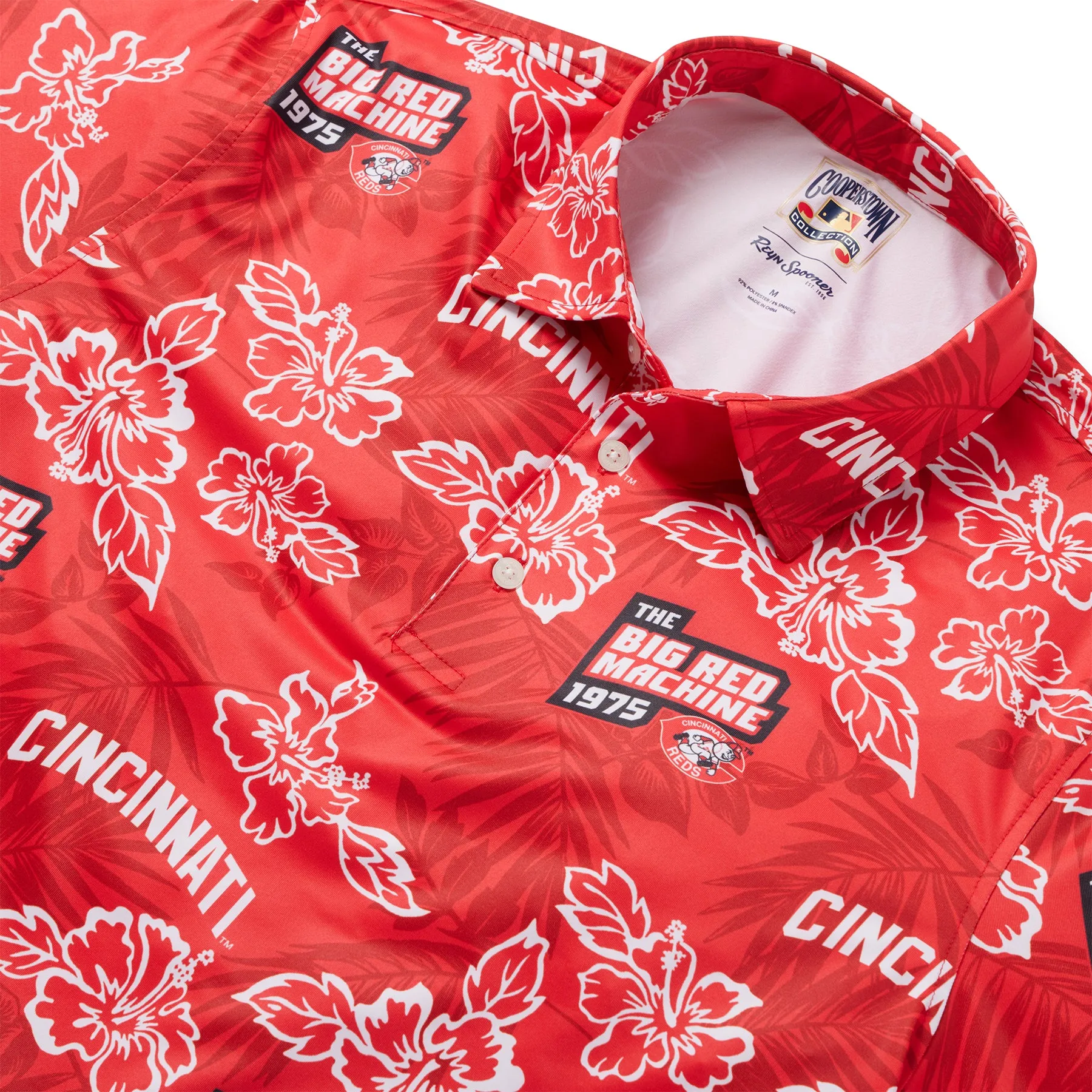 CINCINNATI REDS COOPERSTOWN PERFORMANCE POLO