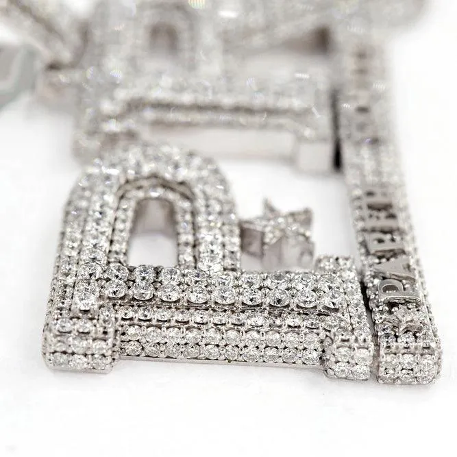 CJP017-462 MULTI LAYER DIAMOND PENDANT