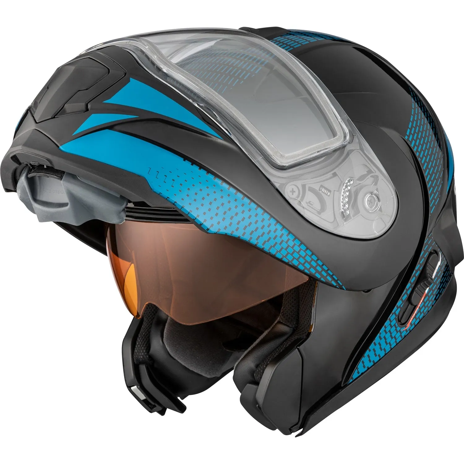 CKX Cyber Tranz 1.5 AMS Modular Helmet with Electric Double Shield