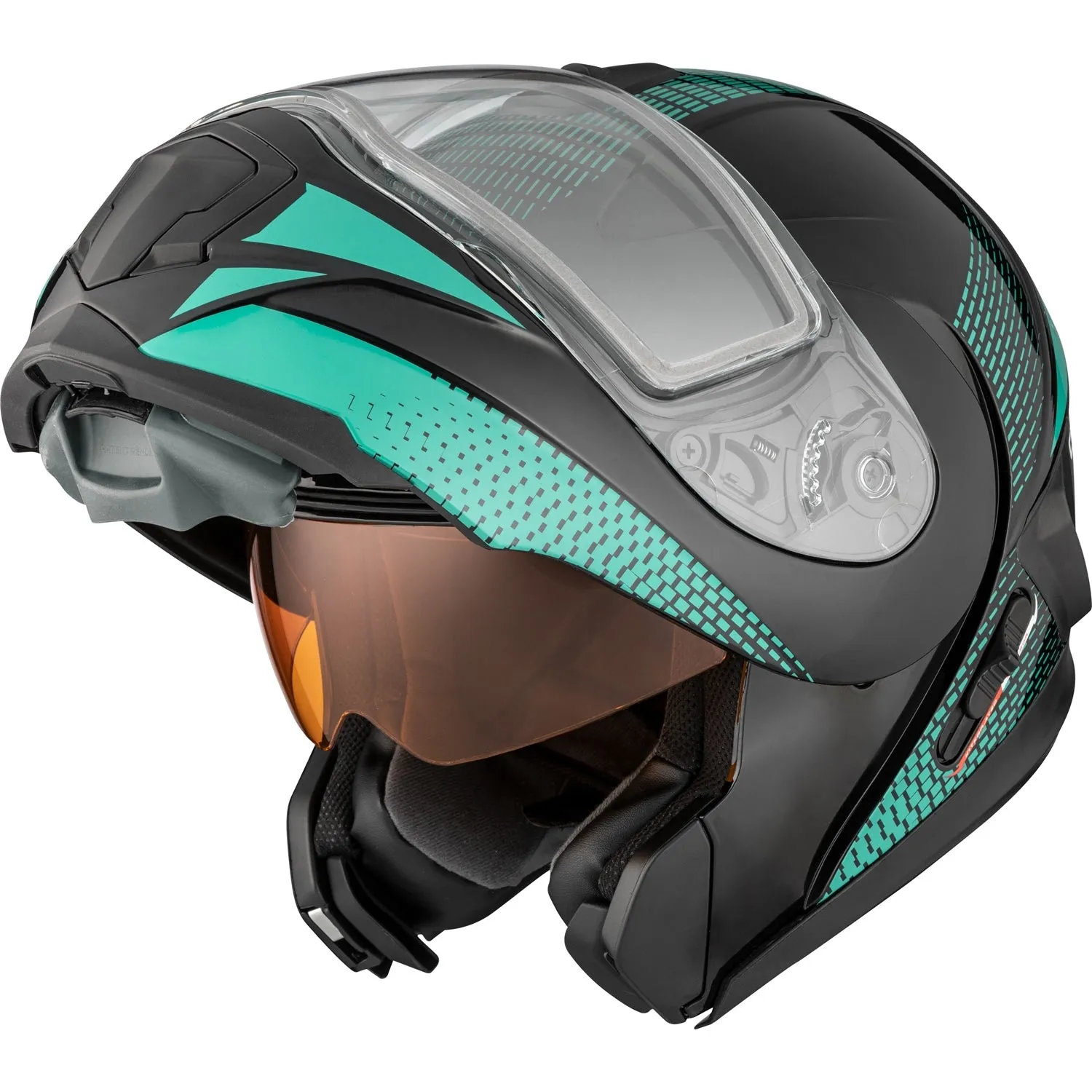 CKX Cyber Tranz 1.5 AMS Modular Helmet with Electric Double Shield