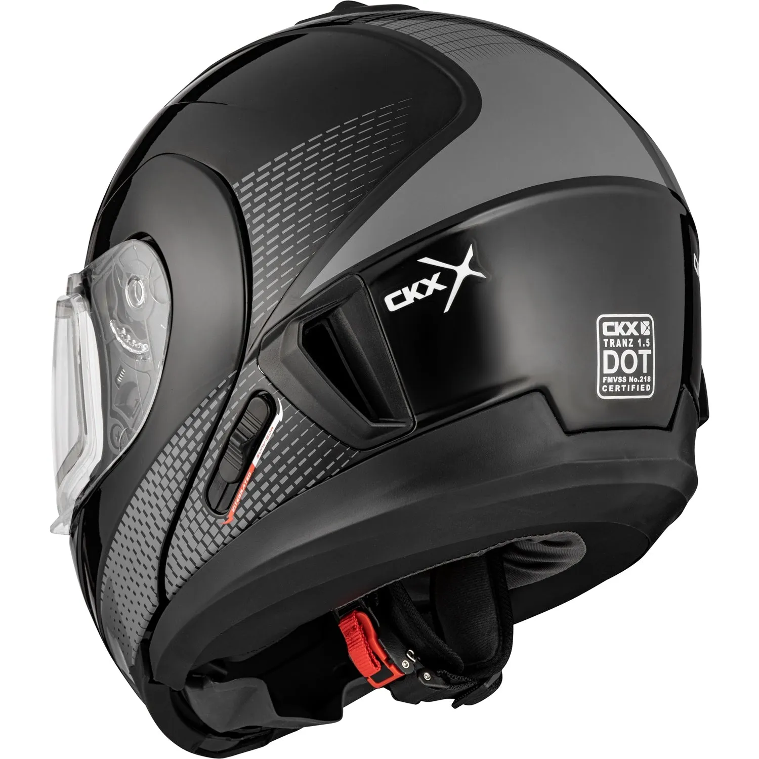 CKX Cyber Tranz 1.5 AMS Modular Helmet with Electric Double Shield
