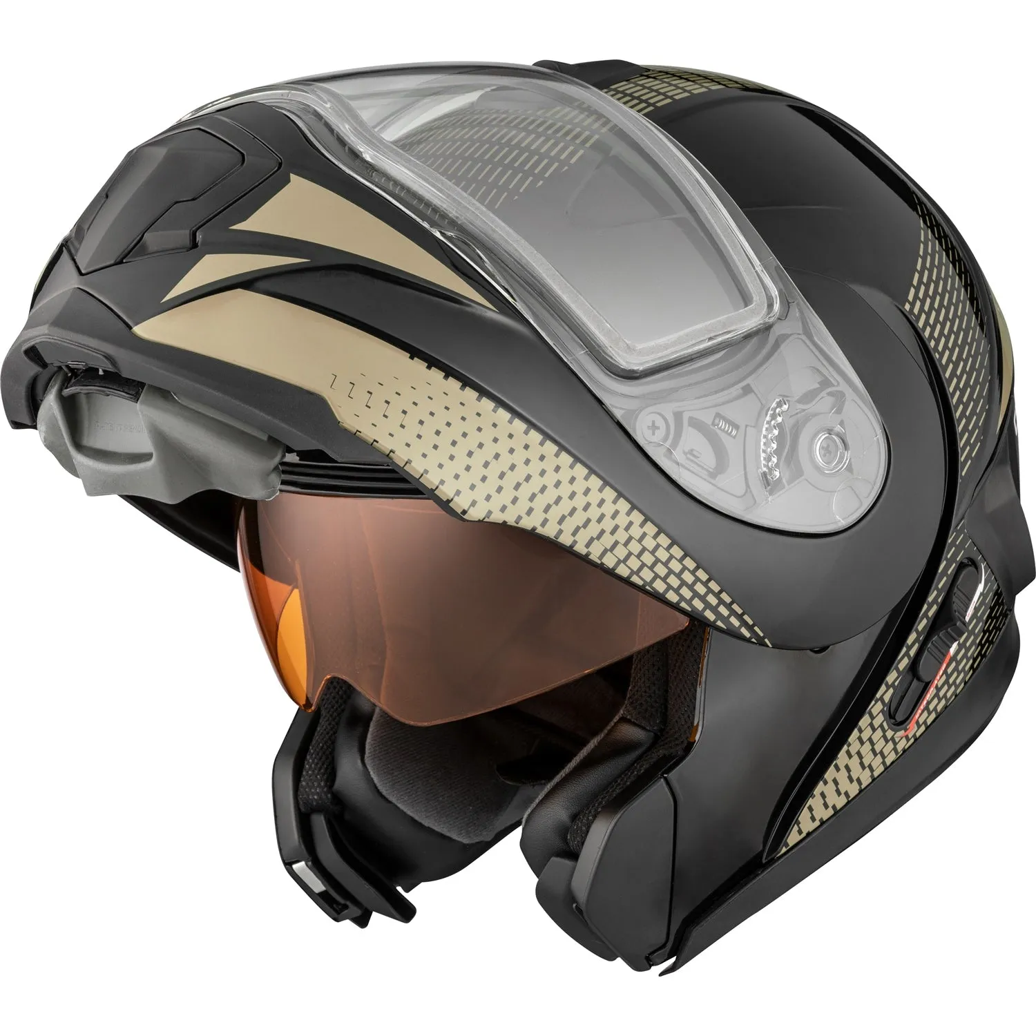 CKX Cyber Tranz 1.5 AMS Modular Helmet with Electric Double Shield