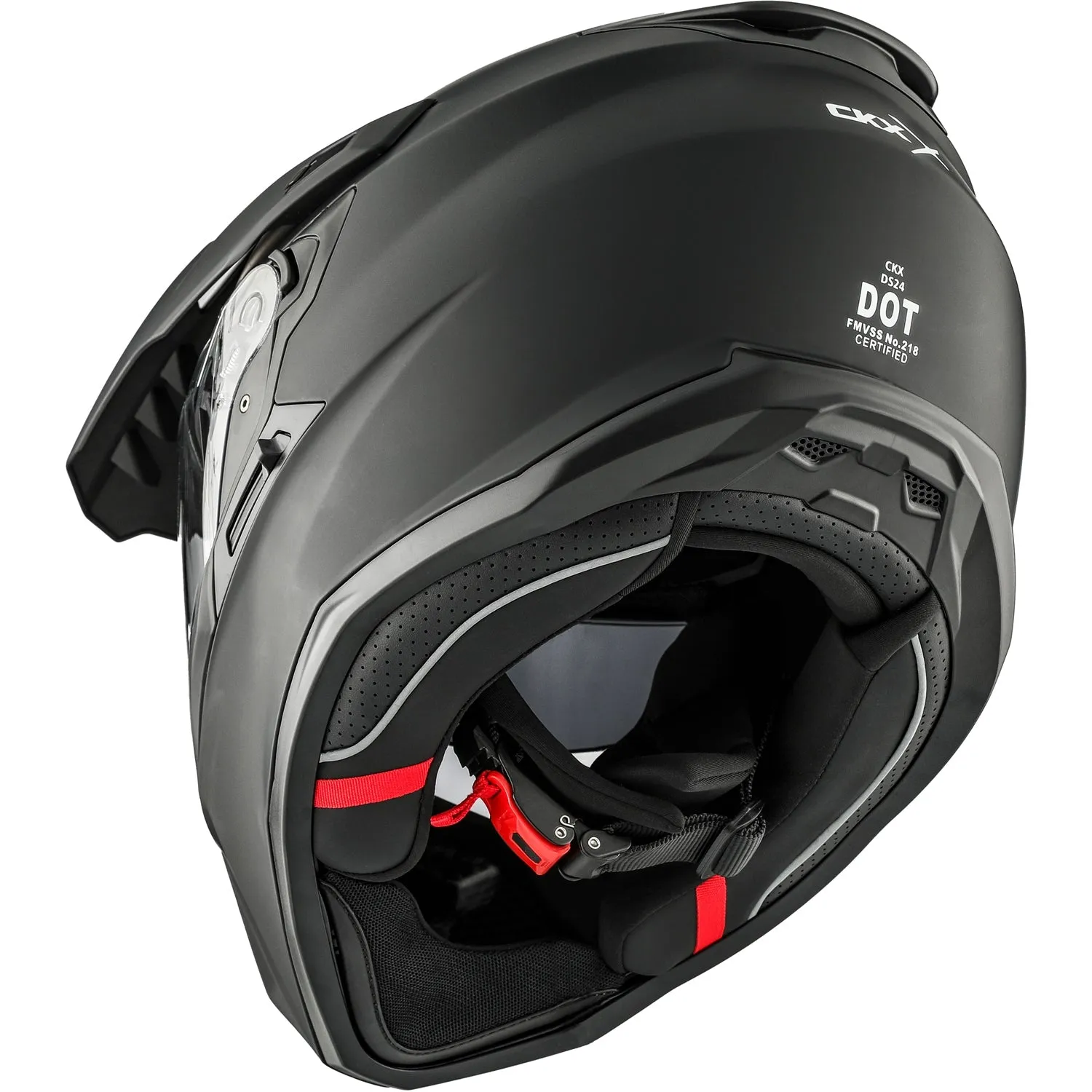CKX DS24 Solid Dual Sport Helmet with Single Shield