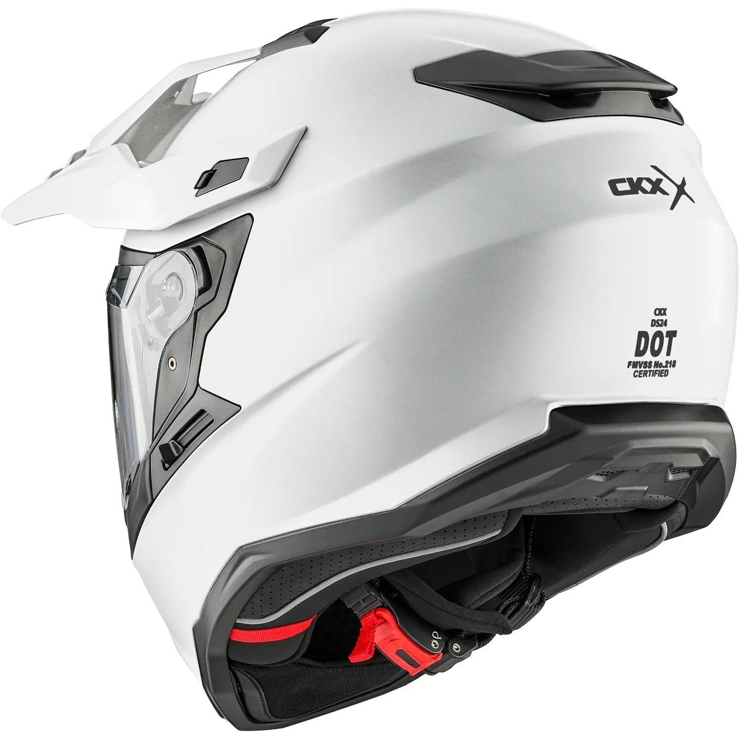 CKX DS24 Solid Dual Sport Helmet with Single Shield