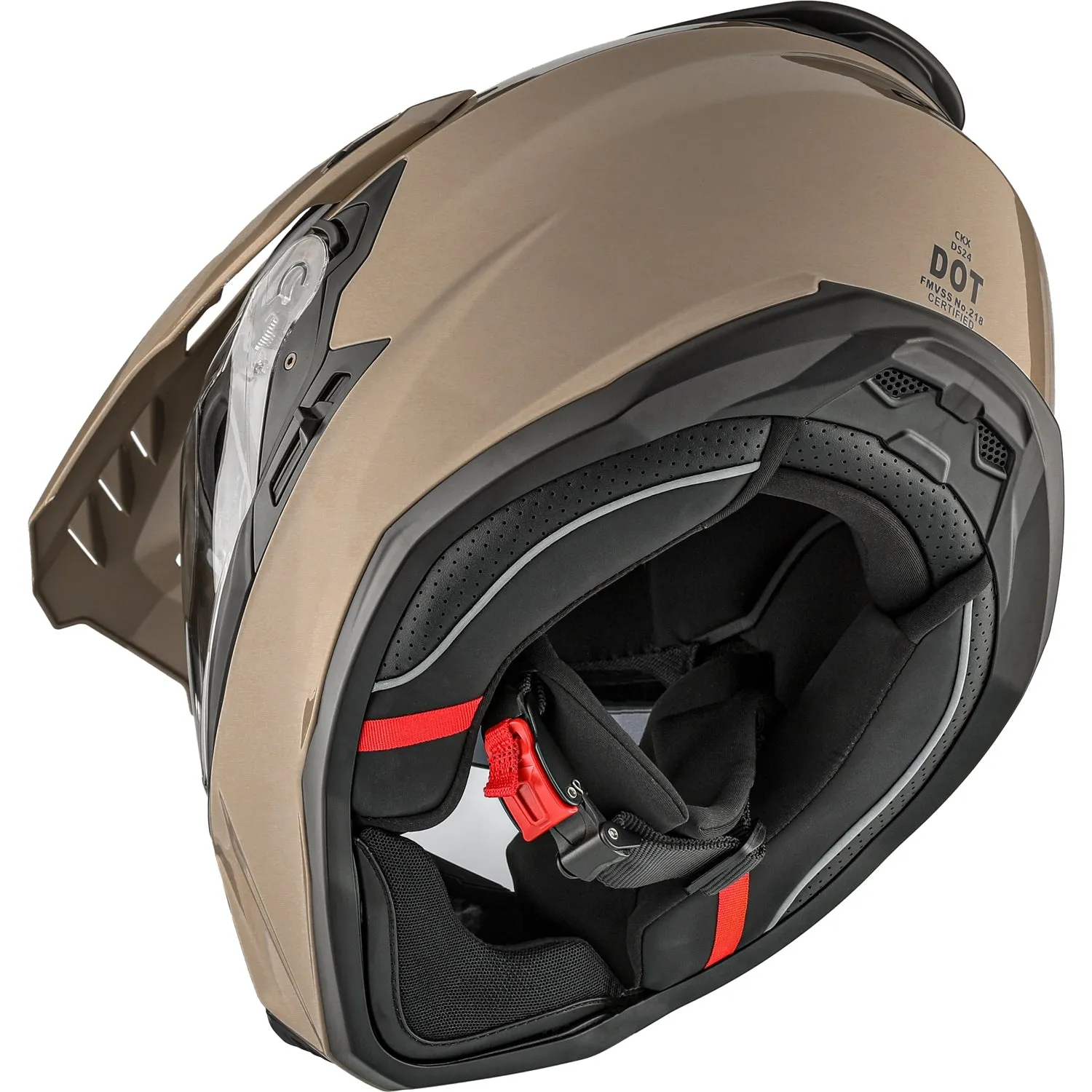 CKX DS24 Solid Dual Sport Helmet with Single Shield