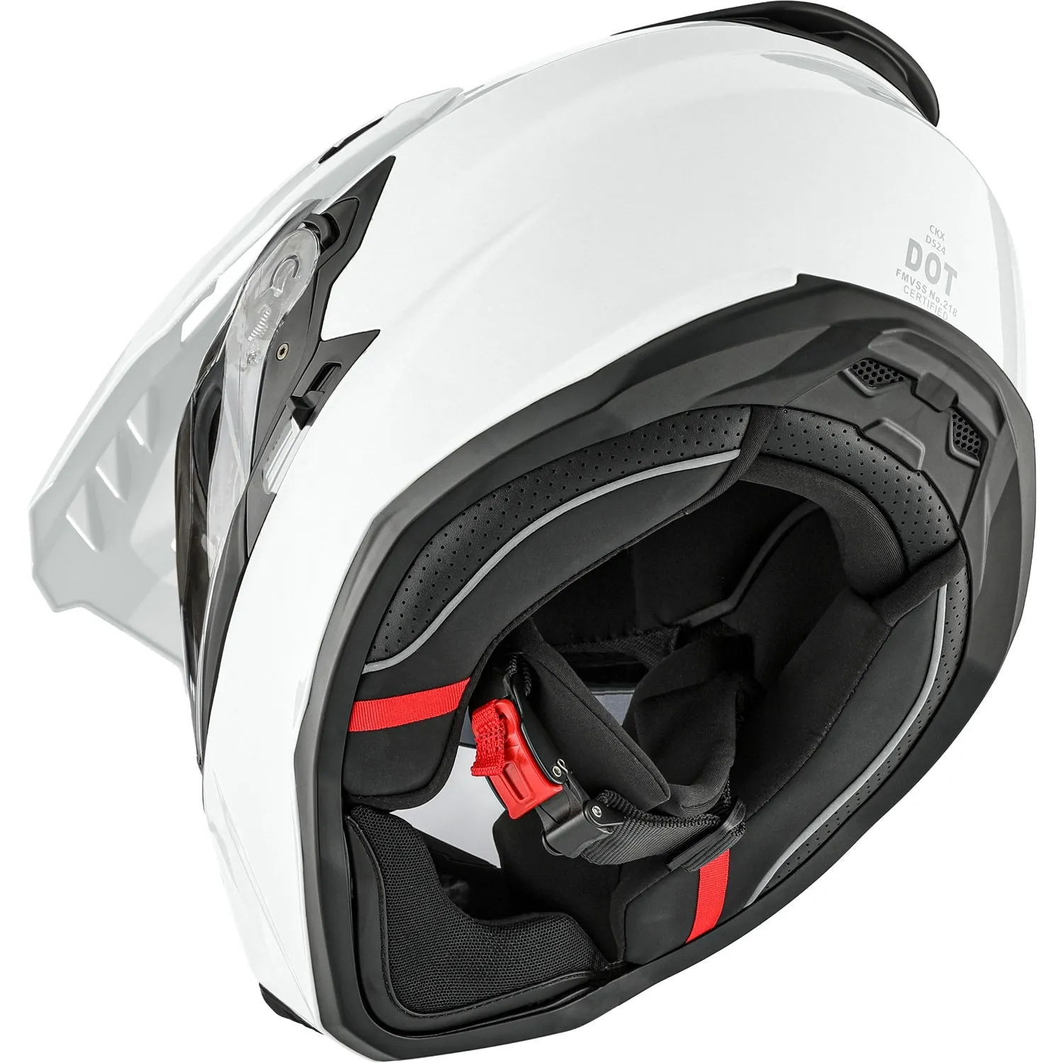 CKX DS24 Solid Dual Sport Helmet with Single Shield