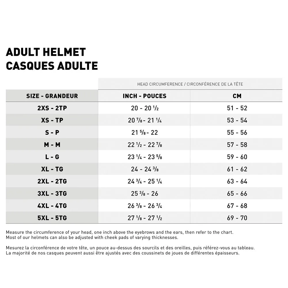 CKX Tranz 1.5 AMS Solide Electric Shield Snow Helmet