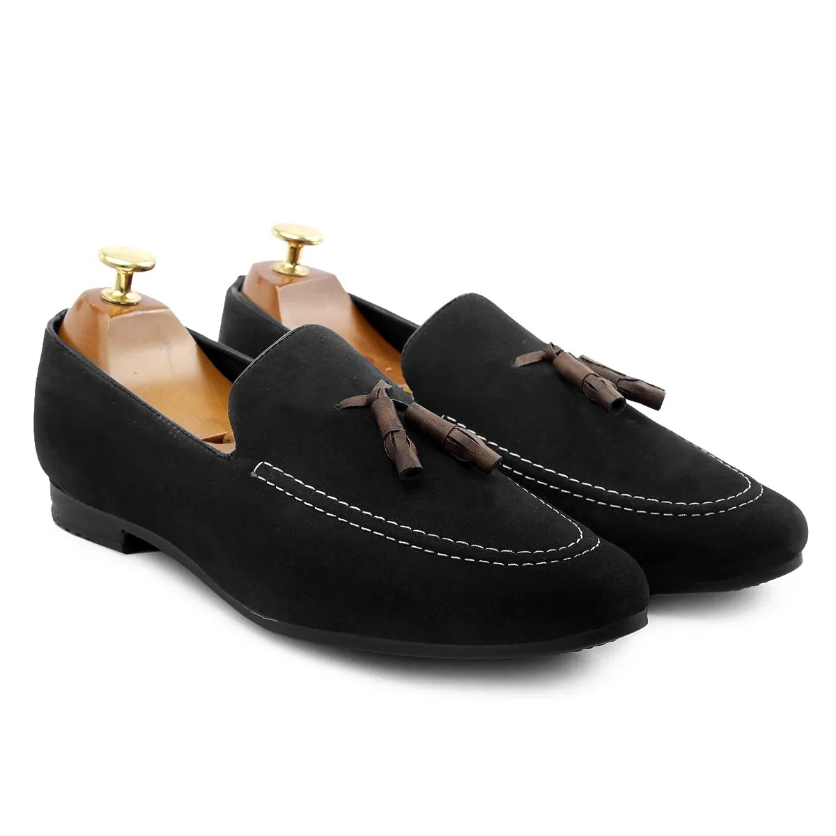 Classic Suede Material Loafer & Moccasin Casual Shoes For Men's-JonasParamount