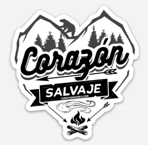 Corazon Salvaje Sticker