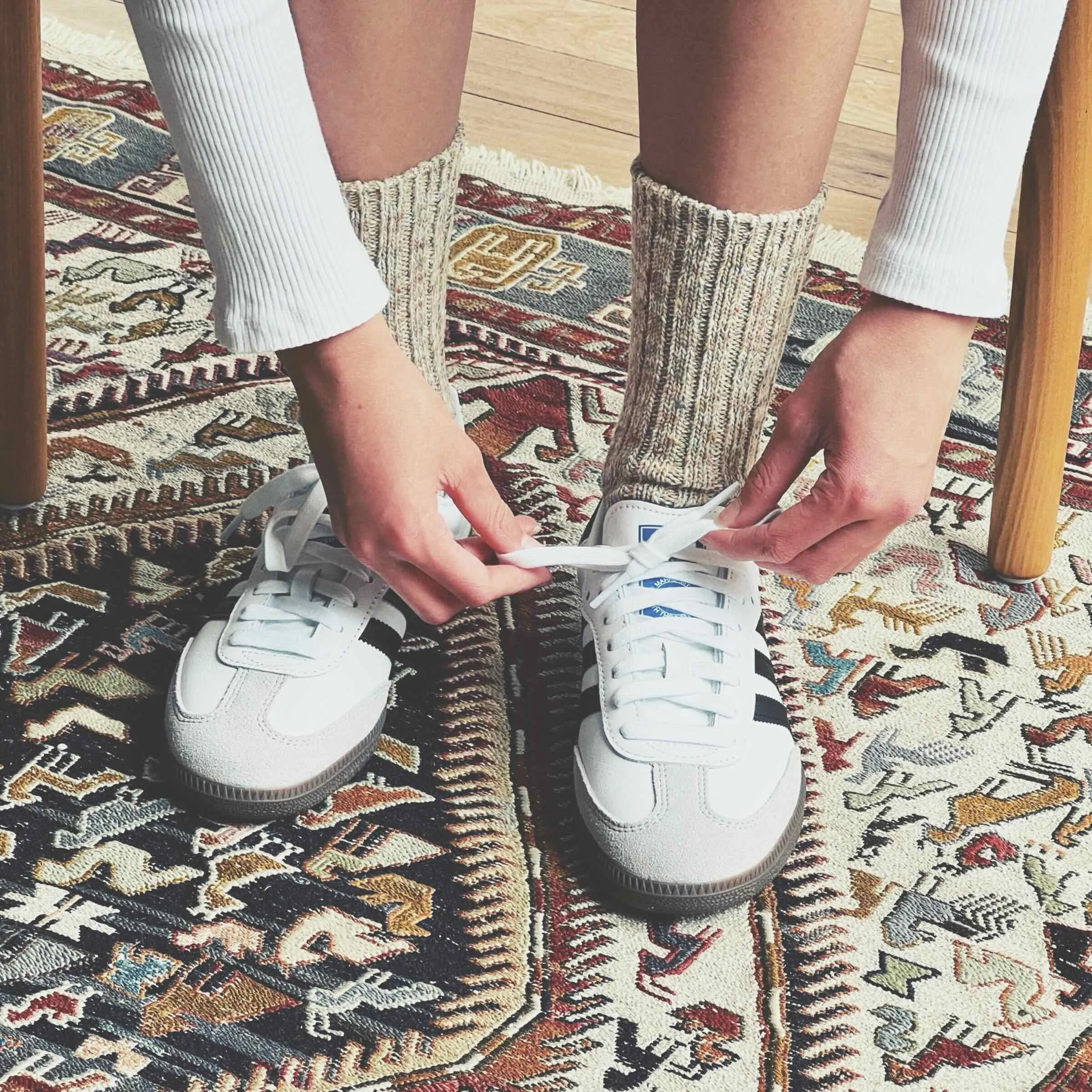 Cotton Mix Crew Socks