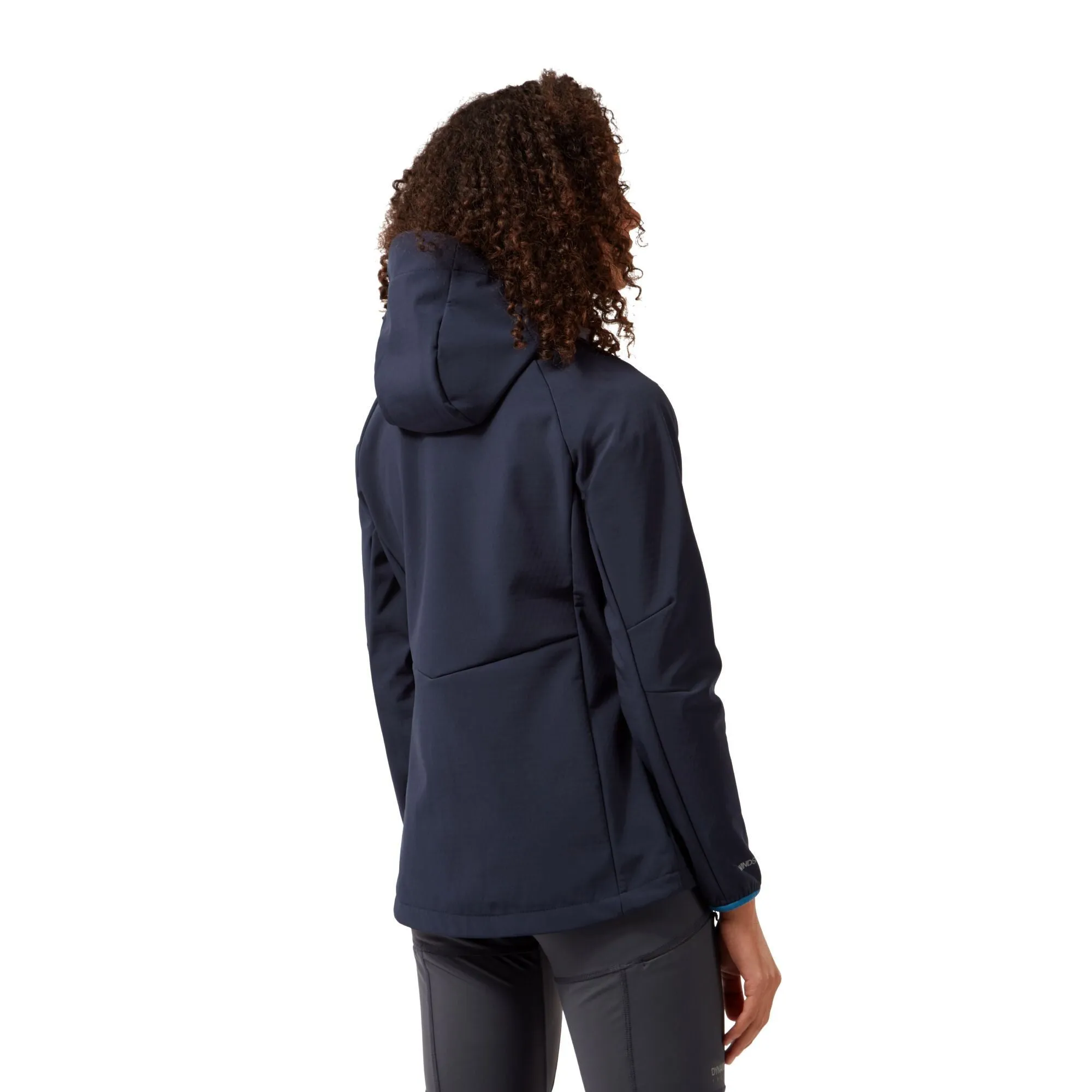 Craghoppers Women's Kalti Weatherproof Hooded Softshell Navy RRP £80