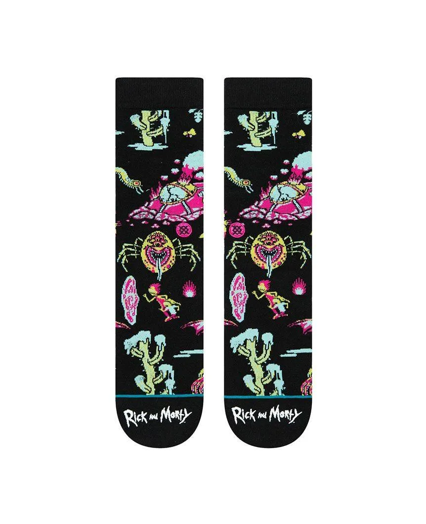 Crash Landing Rick and Morty Black