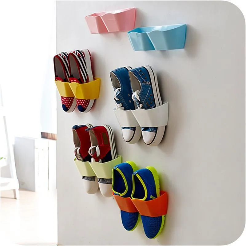 Creative Wall stick on Shoe Organizer (2 pcs)