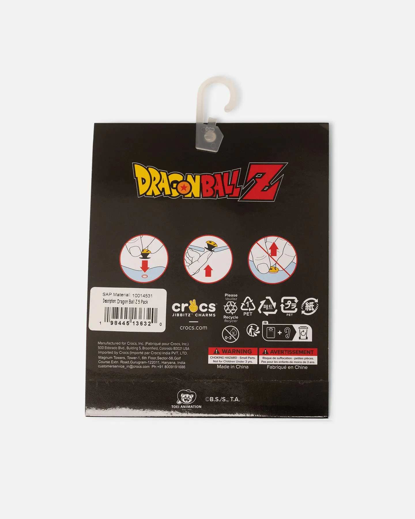 Crocs Dragon Ball Z Jibbitz™ Charms 5 Pack Multi