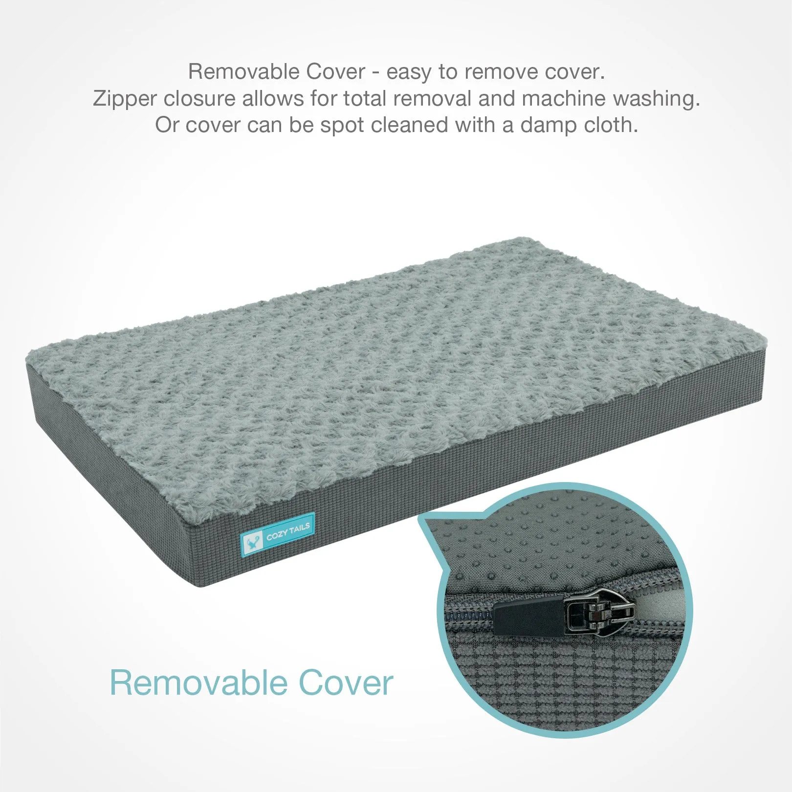 CT005  Premium Orthopedic Memory Foam Dog Bed