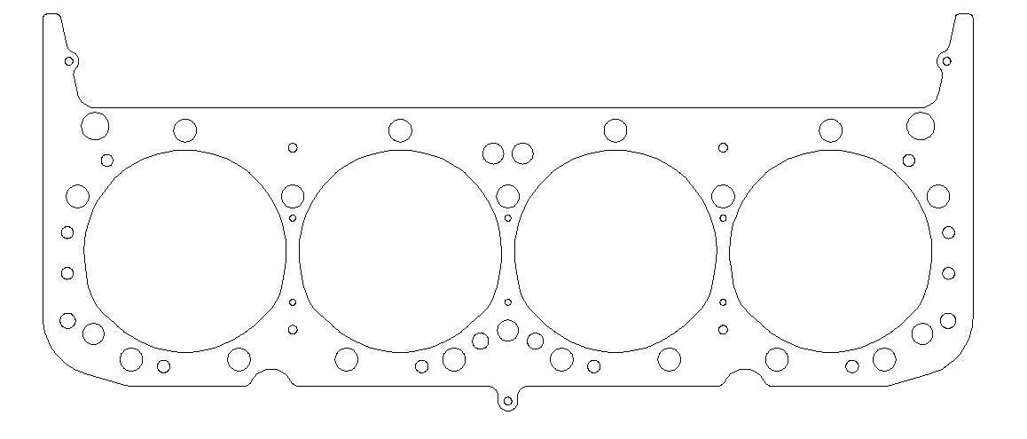 Cylinder Head Gasket - 4.165 in Bore - 0.040 in Compression Thickness - Multi-Layer Steel - Small Block Chevy - Each