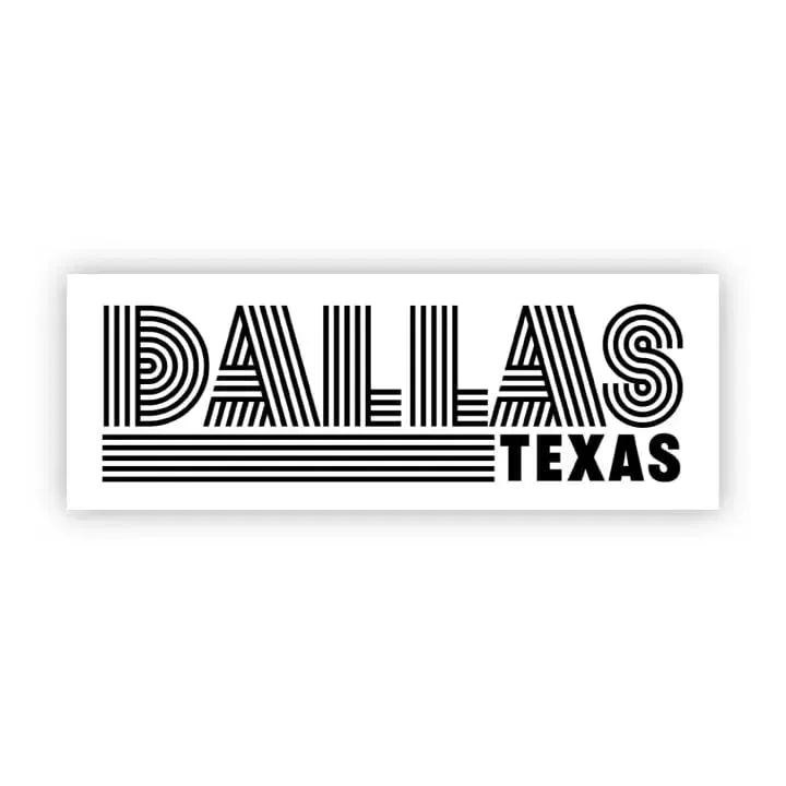 Dallas Texas Sticker