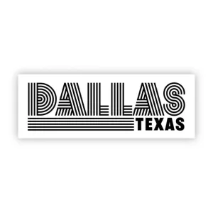 Dallas Texas Sticker