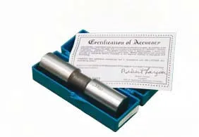 DELTRONIC - Class X - Individual Plug Gauges - in .0025mm Increments - Metric Range .6300-2.7425mm length 57.15mm Code  D6300-2.7425 Length 57.15mm